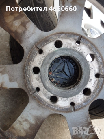 17 цолови алуминиеви джанти за Мерцедес (Mercedes)-2бр.., снимка 5 - Гуми и джанти - 52611149