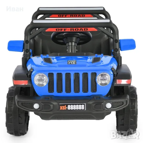 ТОП ЦЕНА!НОВО!Акумулаторен джип Tango BLUE с 12 V батерия,USB,Функция люлеене, снимка 2 - Детски велосипеди, триколки и коли - 55894018