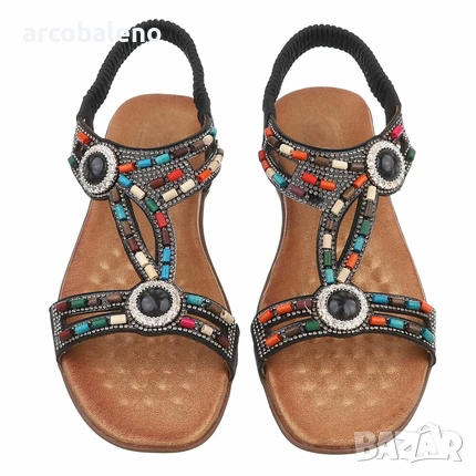 Дамски равни сандали, 3цвята , снимка 12 - Сандали - 50702213