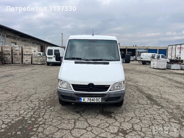 Мерцедес Спринтер 213,климатик,9 места, снимка 2 - Бусове и автобуси - 52715156