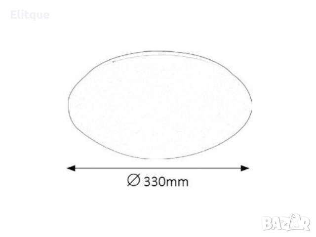 LED плафон за баня Simple, 18W, IP 44, снимка 4 - Други - 52853751