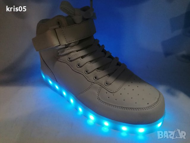 Юношески маратонки светещи маратонки с USB ЗАРЯДНО ., снимка 3 - Кецове - 41332536