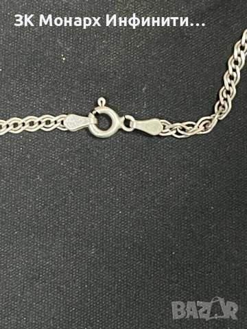 Сребърна верижка , снимка 3 - Колиета, медальони, синджири - 52069938