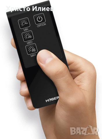 Електрическа печка Hoberg Инфрачервен Карбонов нагревател за външна вътрешна употреба, снимка 4 - Отоплителни печки - 44819100