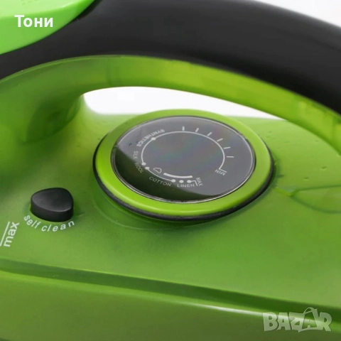 Безжична парна ютия 2400W с керамична плоча – двойна функция за парно и сухо гладене, 483, снимка 7 - Ютии - 52299430