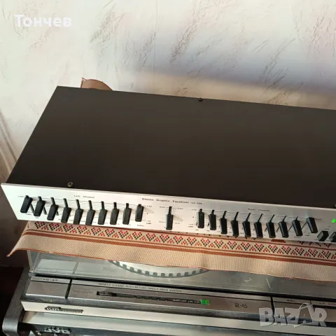  Monacor-10 бандов графичен еквалайзер произведен в Япония, снимка 2 - Еквалайзери - 49047051