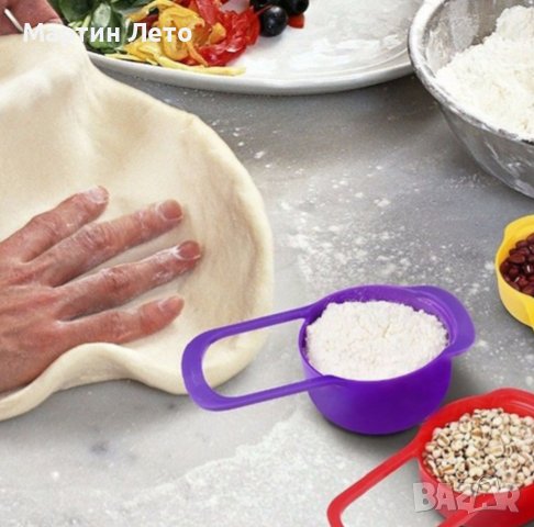 Мерителни лъжици. 6 бр. Цветни., снимка 4 - Аксесоари за кухня - 39472708