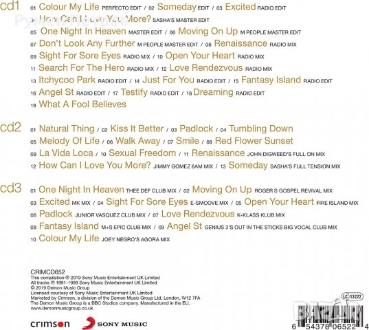 The BEST of M PEOPLE - GOLD - Special Edition 3 CDs, снимка 3 - CD дискове - 51642443