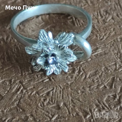 Сребърен пръстен (213), снимка 10 - Пръстени - 44338843