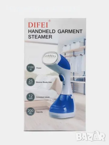 Ръчна машина за пара DIFEI: Висококачествено изглаждане на дрехи и аксесоари, снимка 1