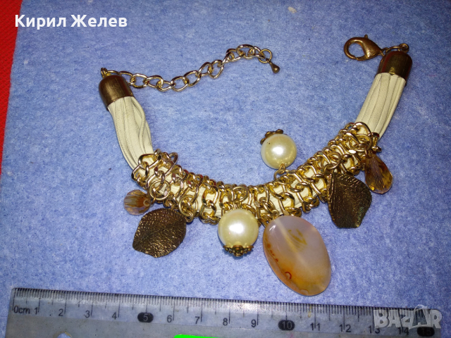 ГИЗДАВА МОДНА ВИНТИДЖ АРТ ГРИВНА ХЕНД - МЕЙД БИЖУ 44157