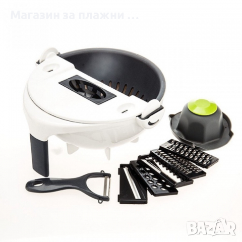 Мултифункционална купа с ренде и цедка Magic Vegetable Cutter 8 в 1 - КОД 3642 , снимка 14 - Аксесоари за кухня - 36373906
