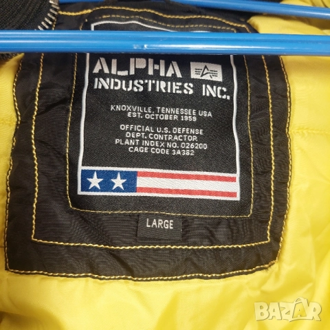 Парка Alpha Industries N3B размер Л, снимка 11 - Якета - 52596883