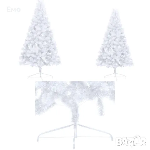 Изкуствена коледна елха - бяла -120см