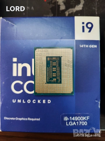 Процесор Intel i9 14900kf - Гаранция!, снимка 2 - Процесори - 53783789