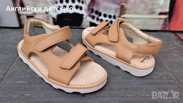 Английски детски сандали естествена кожа-CLARKS , снимка 2 - Детски сандали и чехли - 40725022