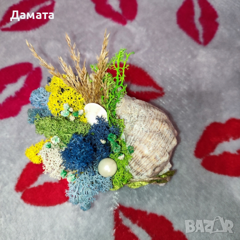 Малки бурканчета и кашпички с естествен скандинавски мъх, снимка 5 - Декорация за дома - 42136476