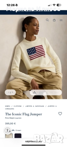 Оригинален пуловер Ralph Lauren, снимка 9 - Блузи с дълъг ръкав и пуловери - 52240211