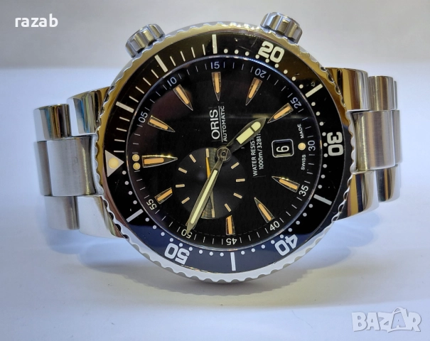 Oris Small Second Automatic Diver-1000m., снимка 12 - Мъжки - 52806523