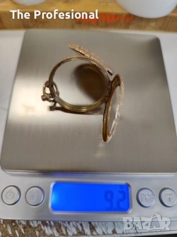 Джобен златен часовник, снимка 7 - Антикварни и старинни предмети - 53720260