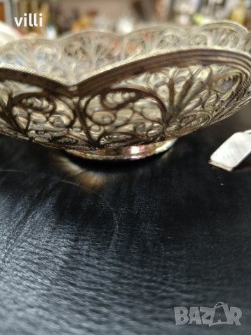 Филигранна купичка/бонбониера , снимка 4 - Декорация за дома - 42434684