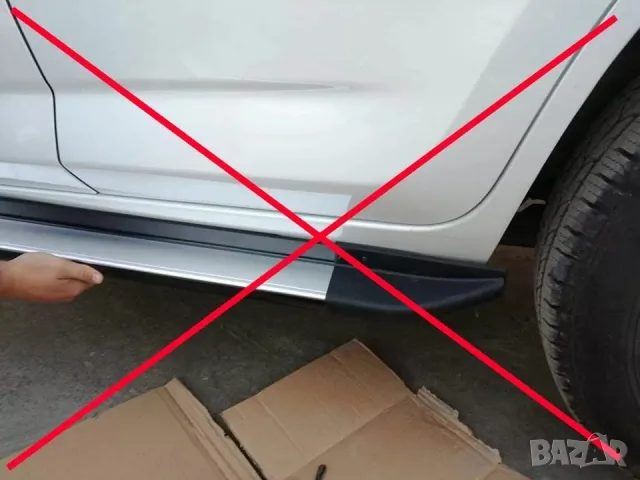 Странични степенки за Toyota RAV4 2011–2012 спортна версия с 2.0 двигател без раздувки на калниците, снимка 2 - Аксесоари и консумативи - 55869365