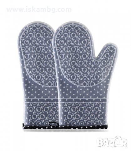 ГОТВАРСКА РЪКАВИЦА ОТ ТЕКСТИЛ СЪС СИЛИКОНОВО ПОКРИТИЕ - код 02888, снимка 2 - Аксесоари за кухня - 33910645