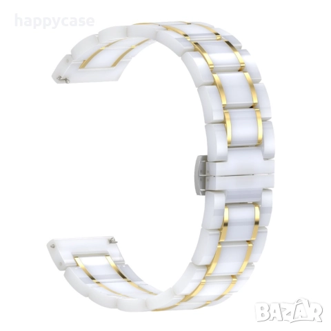 CERAMIC Керамична каишка верижка за Huawei Watch/Samsung/Garmin/Xiaomi/Apple/Amazfit, снимка 11 - Каишки за часовници - 51029771