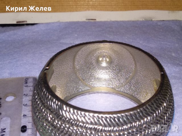 ПРЕКРАСНА с РЕТРО ОРНАМЕНТИКА СРЕБРИСТА МЕСИНГОВА ВИНТИДЖ БЕЛ ЕПОК СТИЛ ГРИВНА 15220, снимка 11 - Гривни - 41202158