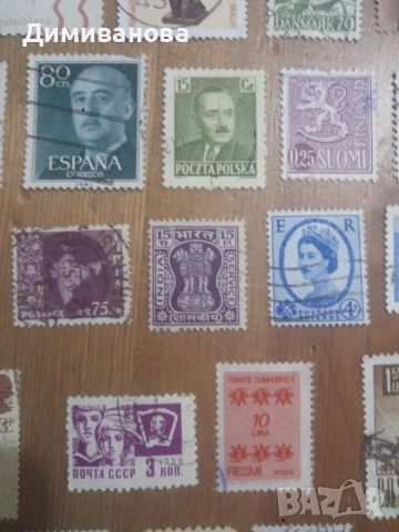 Колекция 70 пощенски марки от различни държави, снимка 6 - Филателия - 51745994