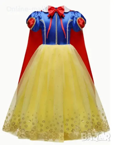 Детска рокля на Снежанка, Детски Костюм на Снежанка за момичета