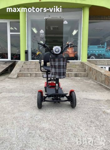 Електрическа четириколка 750W сгъваема директен внос MaxMotors модел 2023 година, снимка 4 - Инвалидни скутери - 41322409