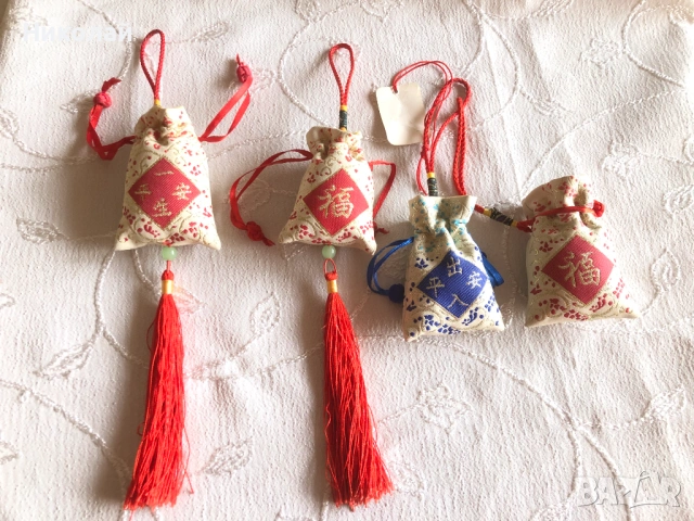 Китайски фън шуй висулки, талисмани за късмет, с или без пискюл, за дома, колата или подарък, нови