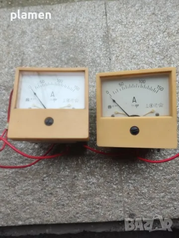 Аналогов панелен Амперметър 0-150А , снимка 2 - Друга електроника - 49787212