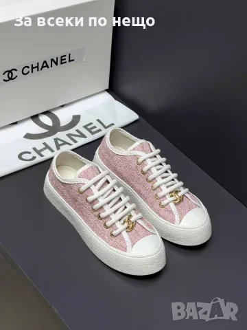 Chanel Дамски Маратонки👟Дамски Спортни Обувки Шанел👟Кецове Код E95, снимка 9 - Кецове - 55795361