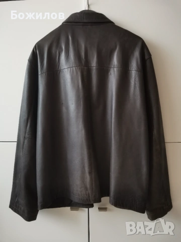 Мъжко елегантно кожено яке , L, снимка 2 - Якета - 53710745