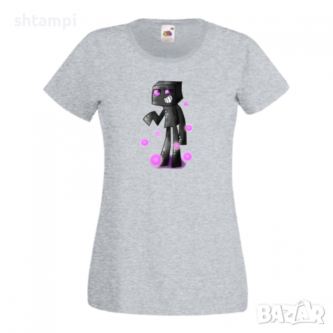 Дамска тениска Enderman 2 майнкрафт Minecraft,Игра,Забавление,подарък,Изненада,Рожден Ден., снимка 3 - Тениски - 36520473