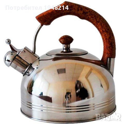 Чайник със свирка, снимка 2 - Съдове за готвене - 41561036