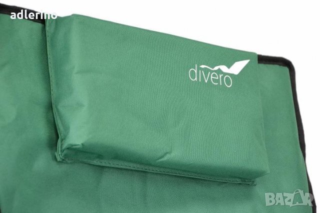 Рибарски стол, сгъваем стол, пикник стол, къмпинг стол - комплект 2 броя, зелени - 130 кг, снимка 6 - Къмпинг мебели - 34159763