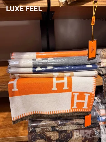 Hermes ✨ Louis Vuitton ✨Кашмир ✨ Дамски Шалове , снимка 3 - Шалове - 56242247