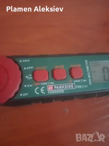 Мултиметър Parkside , снимка 3 - Измервателни инструменти - 55981596