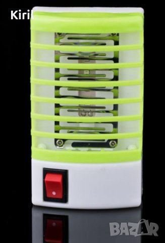  Електрическа мини нощна LED лампа за унищожаване на комари Fly Bug Капан за насекоми , снимка 2 - Други стоки за дома - 41920907