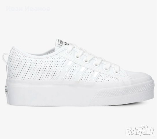 оригинални кецове / маратонки ADIDAS NIZZA PLATFORM  номер 41 1/3, снимка 2 - Маратонки - 42407383