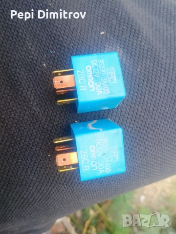 250-Hyundai (2000-2016) Многофункционално 4-пиново синьо реле Omron 95230-3A400 DC12V 30A, снимка 3 - Части - 51620807