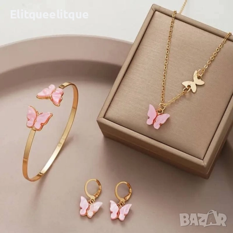 колие, обеци и гривна 