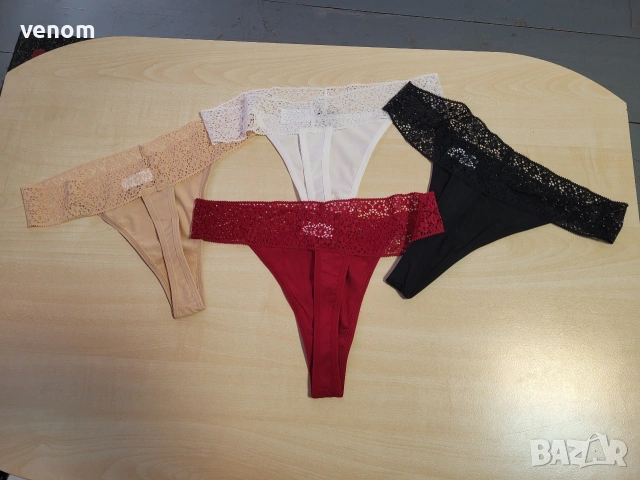 Секси прашки с дантела и панделка, снимка 2 - Бельо - 53441281