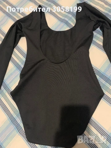 Боди-блуза с гол гръб, снимка 2 - Блузи с дълъг ръкав и пуловери - 51320446