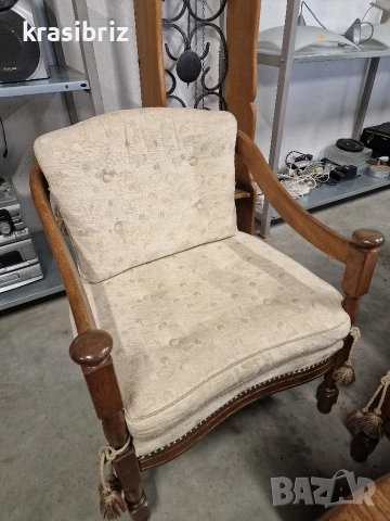 К-т Масивно Канапе...2-ка Кресла и Маса-внос от Германия!, снимка 6 - Дивани и мека мебел - 53563507