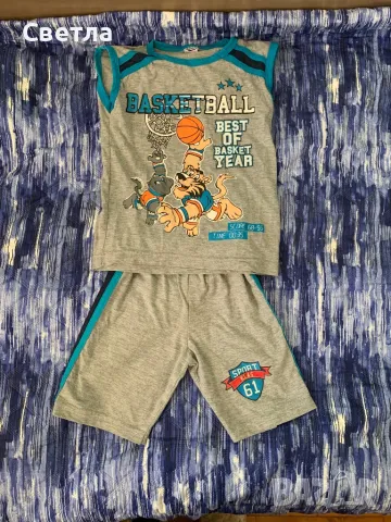 Летен комплект за ръст 128 см., снимка 1