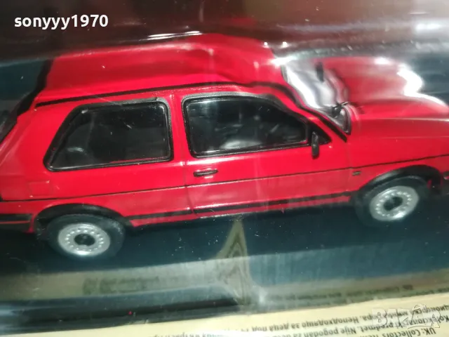 VW GOLF 2 1/43 МЕТАЛНА КОЛА ЗА КОЛЕКЦИЯ 2510241821, снимка 13 - Колекции - 47719514